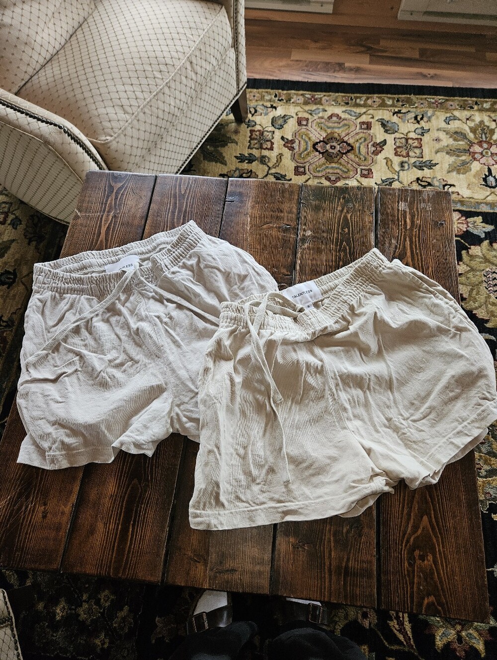 2 Pairs Talentless 100% Cotton Shorts